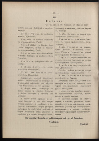 Verordnungsblatt des erzbischöfl. Konsistoriums die Angelegenheiten der orthod. -oriental. Erzdiözese der Bukowina betreffend 19090314 Seite: 6