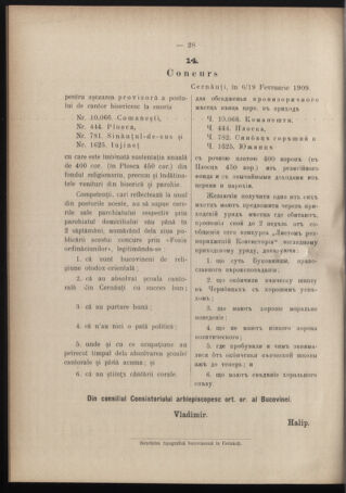 Verordnungsblatt des erzbischöfl. Konsistoriums die Angelegenheiten der orthod. -oriental. Erzdiözese der Bukowina betreffend 19090314 Seite: 8