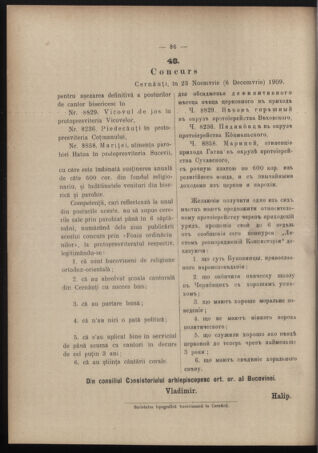 Verordnungsblatt des erzbischöfl. Konsistoriums die Angelegenheiten der orthod. -oriental. Erzdiözese der Bukowina betreffend 19091203 Seite: 2