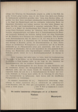 Verordnungsblatt des erzbischöfl. Konsistoriums die Angelegenheiten der orthod. -oriental. Erzdiözese der Bukowina betreffend 19100429 Seite: 3