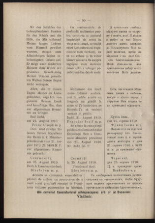 Verordnungsblatt des erzbischöfl. Konsistoriums die Angelegenheiten der orthod. -oriental. Erzdiözese der Bukowina betreffend 19100819 Seite: 2