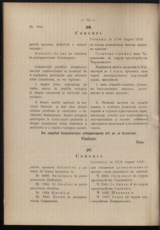 Verordnungsblatt des erzbischöfl. Konsistoriums die Angelegenheiten der orthod. -oriental. Erzdiözese der Bukowina betreffend 19100819 Seite: 4