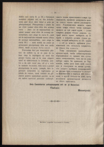 Verordnungsblatt des erzbischöfl. Konsistoriums die Angelegenheiten der orthod. -oriental. Erzdiözese der Bukowina betreffend 19110409 Seite: 2