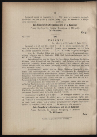 Verordnungsblatt des erzbischöfl. Konsistoriums die Angelegenheiten der orthod. -oriental. Erzdiözese der Bukowina betreffend 19110722 Seite: 8