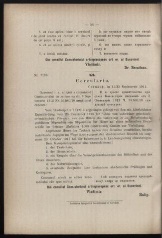 Verordnungsblatt des erzbischöfl. Konsistoriums die Angelegenheiten der orthod. -oriental. Erzdiözese der Bukowina betreffend 19121001 Seite: 4