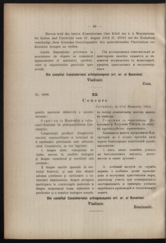 Verordnungsblatt des erzbischöfl. Konsistoriums die Angelegenheiten der orthod. -oriental. Erzdiözese der Bukowina betreffend 19121120 Seite: 10