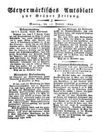 Steyermärkisches Amtsblatt zur Grätzer Zeitung 18250110 Seite: 5