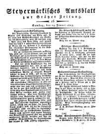 Steyermärkisches Amtsblatt zur Grätzer Zeitung 18250129 Seite: 5