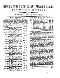 Steyermärkisches Amtsblatt zur Grätzer Zeitung 18250203 Seite: 1