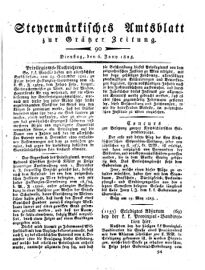 Steyermärkisches Amtsblatt zur Grätzer Zeitung 18250606 Seite: 5