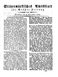 Steyermärkisches Amtsblatt zur Grätzer Zeitung 18251220 Seite: 1