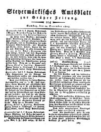 Steyermärkisches Amtsblatt zur Grätzer Zeitung 18251224 Seite: 1