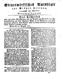 Steyermärkisches Amtsblatt zur Grätzer Zeitung 18260828 Seite: 1