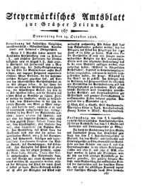 Steyermärkisches Amtsblatt zur Grätzer Zeitung 18261019 Seite: 1