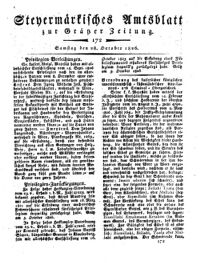 Steyermärkisches Amtsblatt zur Grätzer Zeitung 18261028 Seite: 1