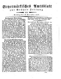 Steyermärkisches Amtsblatt zur Grätzer Zeitung 18261216 Seite: 1