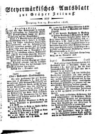 Steyermärkisches Amtsblatt zur Grätzer Zeitung 18261229 Seite: 1