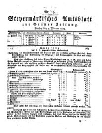 Steyermärkisches Amtsblatt zur Grätzer Zeitung 18290203 Seite: 3