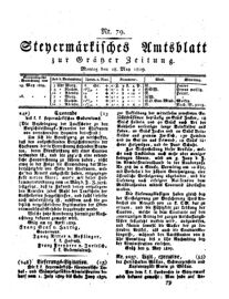 Steyermärkisches Amtsblatt zur Grätzer Zeitung 18290518 Seite: 5