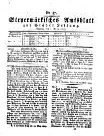 Steyermärkisches Amtsblatt zur Grätzer Zeitung 18290601 Seite: 3