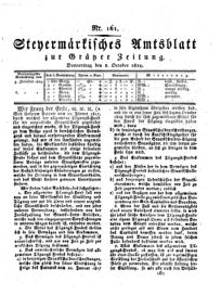 Steyermärkisches Amtsblatt zur Grätzer Zeitung 18291008 Seite: 1