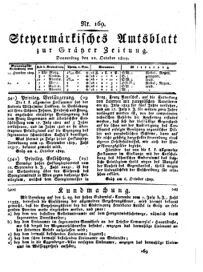 Steyermärkisches Amtsblatt zur Grätzer Zeitung 18291022 Seite: 1