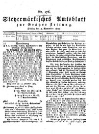 Steyermärkisches Amtsblatt zur Grätzer Zeitung 18291103 Seite: 3