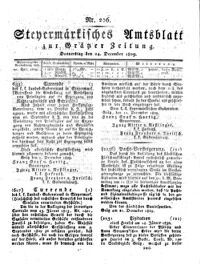 Steyermärkisches Amtsblatt zur Grätzer Zeitung 18291224 Seite: 1