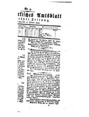 Steyermärkisches Amtsblatt zur Grätzer Zeitung 18320116 Seite: 1