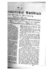 Steyermärkisches Amtsblatt zur Grätzer Zeitung 18320306 Seite: 1