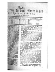 Steyermärkisches Amtsblatt zur Grätzer Zeitung 18320312 Seite: 1