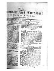 Steyermärkisches Amtsblatt zur Grätzer Zeitung