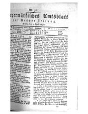 Steyermärkisches Amtsblatt zur Grätzer Zeitung 18320403 Seite: 1