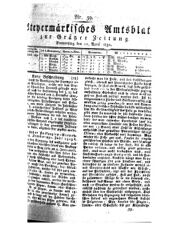 Steyermärkisches Amtsblatt zur Grätzer Zeitung 18320412 Seite: 1