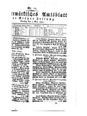 Steyermärkisches Amtsblatt zur Grätzer Zeitung 18320505 Seite: 1