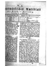 Steyermärkisches Amtsblatt zur Grätzer Zeitung 18320524 Seite: 1