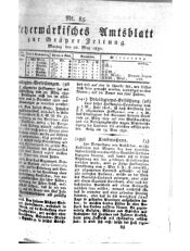 Steyermärkisches Amtsblatt zur Grätzer Zeitung 18320528 Seite: 1