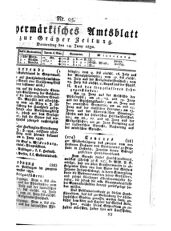 Steyermärkisches Amtsblatt zur Grätzer Zeitung 18320614 Seite: 1