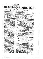 Steyermärkisches Amtsblatt zur Grätzer Zeitung 18320618 Seite: 1