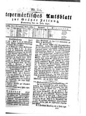 Steyermärkisches Amtsblatt zur Grätzer Zeitung