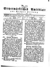 Steyermärkisches Amtsblatt zur Grätzer Zeitung 18320731 Seite: 1