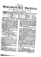 Steyermärkisches Amtsblatt zur Grätzer Zeitung