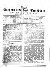 Steyermärkisches Amtsblatt zur Grätzer Zeitung 18320922 Seite: 1