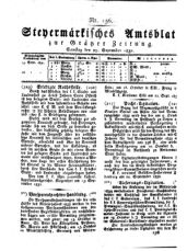 Steyermärkisches Amtsblatt zur Grätzer Zeitung 18320929 Seite: 1