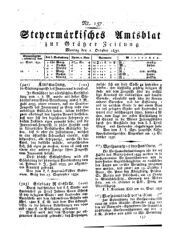 Steyermärkisches Amtsblatt zur Grätzer Zeitung 18321001 Seite: 1