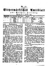 Steyermärkisches Amtsblatt zur Grätzer Zeitung 18321008 Seite: 1