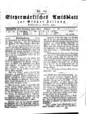 Steyermärkisches Amtsblatt zur Grätzer Zeitung 18321009 Seite: 1