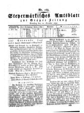 Steyermärkisches Amtsblatt zur Grätzer Zeitung