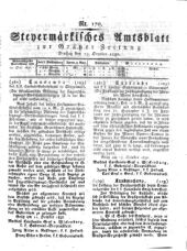 Steyermärkisches Amtsblatt zur Grätzer Zeitung 18321023 Seite: 1