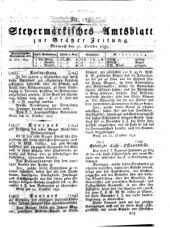 Steyermärkisches Amtsblatt zur Grätzer Zeitung 18321030 Seite: 5